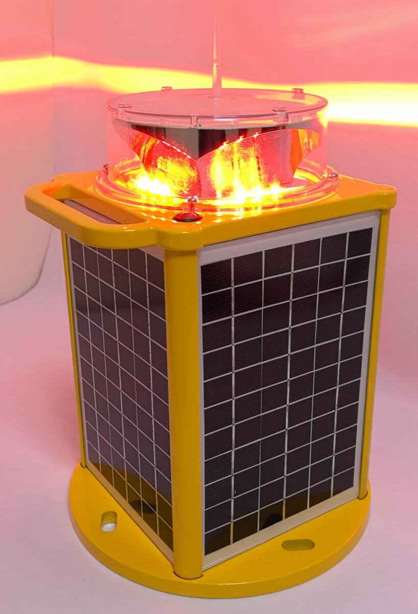 Solar Powered Aviation Obstruction Light