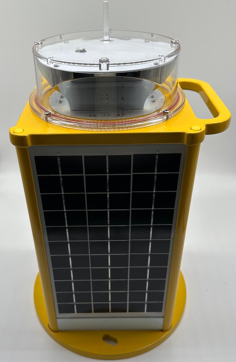 solar powered aircraft warning lights