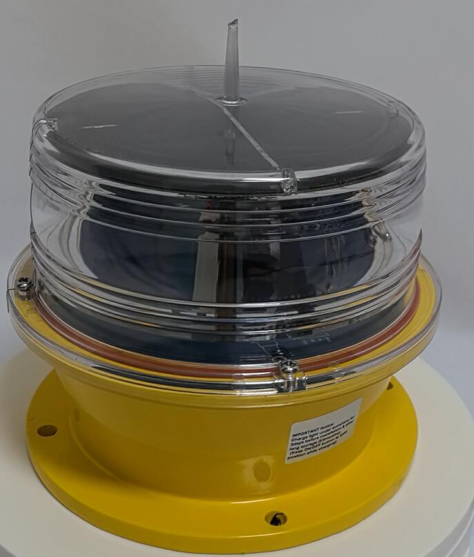 Solar marine buoy light