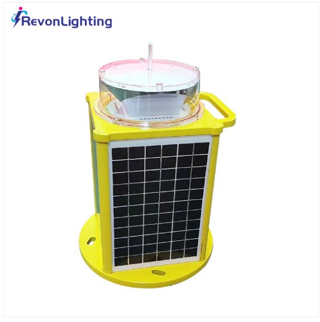 solar powered aviation obstruction light