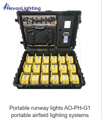 Portable Airfield Lighting Systems and Portable Helipad